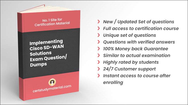 Implementing Cisco SD-WAN Solutions {300-415 ENSDWI} Pdf Questions 