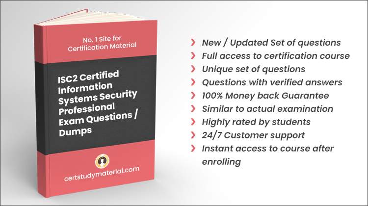 ISC2 Certified Information Systems Security Professional {CISSP} Pdf Questions 