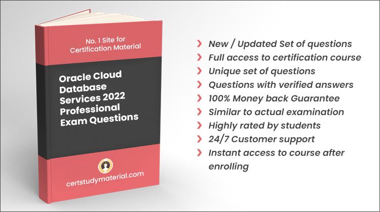Oracle Cloud Database Services 2022 Professional {1Z0-1093-22} Pdf Questions 