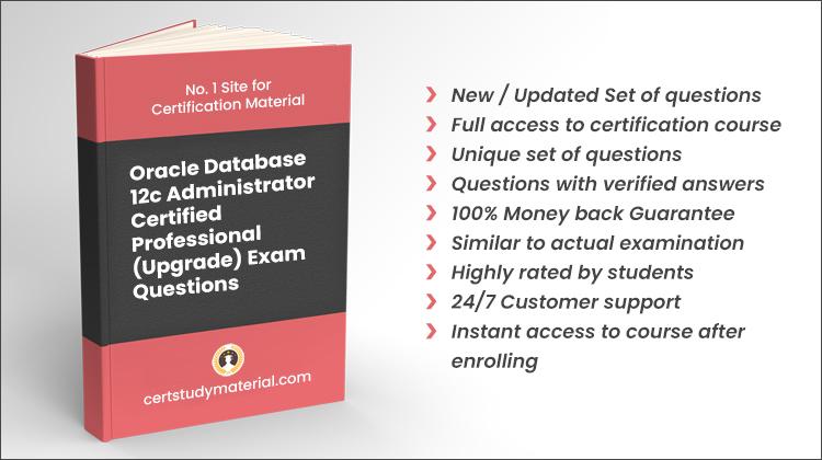 Oracle Database 12c Administrator Certified Professional (Upgrade) {1Z0-060} Pdf Questions 