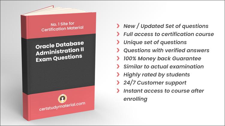 Oracle Database Administration II {1Z0-083} Pdf Questions 