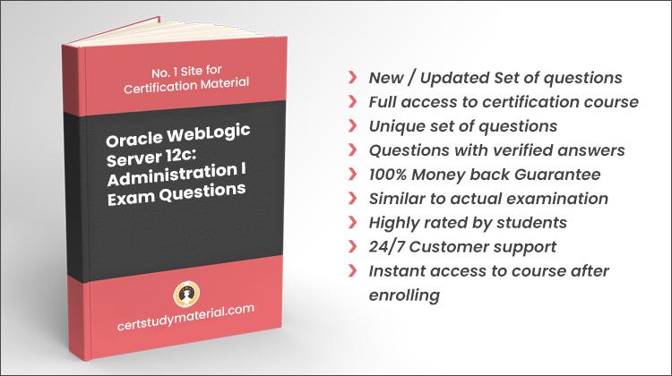 Oracle WebLogic Server 12c: Administration I {1z0-133} Pdf Questions 
