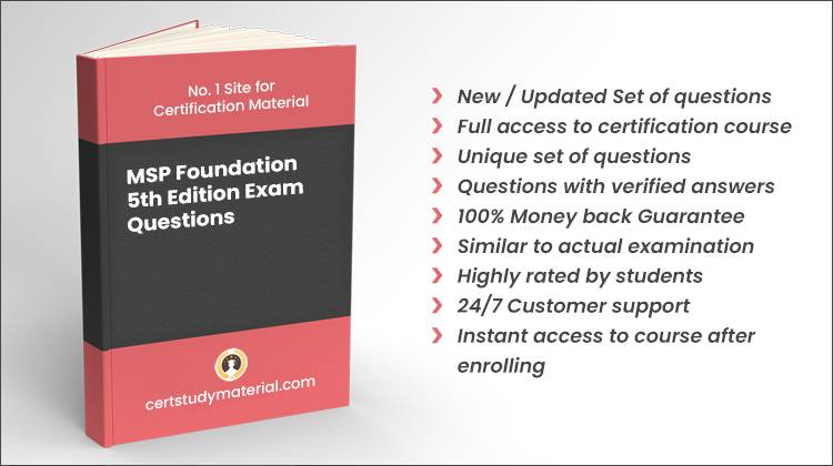 MSP Foundation 5th Edition {MSP-Foundation} Pdf Questions 