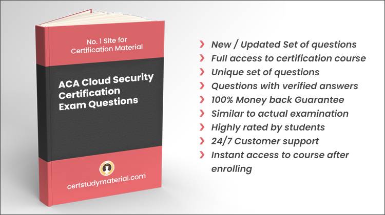 ACA Cloud Security Certification {ACA-Sec1} Pdf Questions 