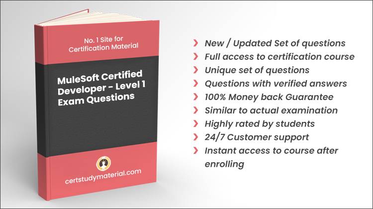 MuleSoft Certified Developer - Level 1 {MCD-Level-1} Pdf Questions 