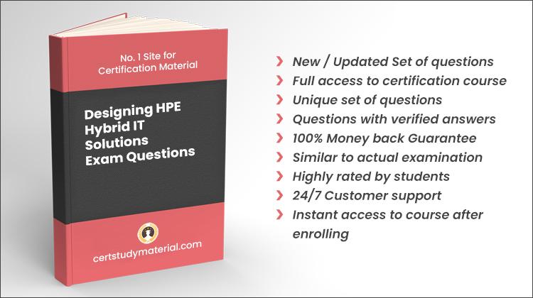 Designing HPE Hybrid IT Solutions {HPE0-S57} Pdf Questions 