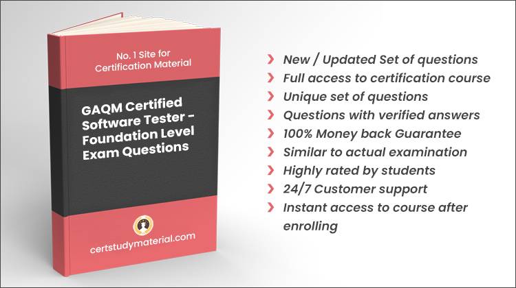 GAQM Certified Software Tester - Foundation Level {CTFL} Pdf Questions 