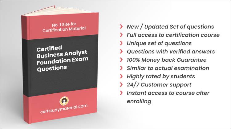 Certified Business Analyst Foundation {CBAF-001} Pdf Questions 