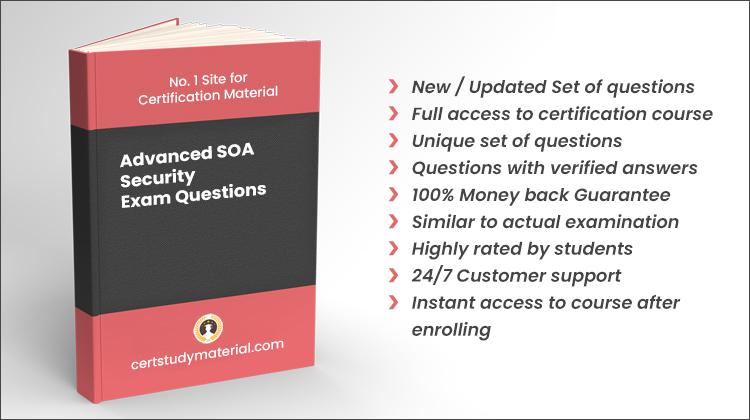 Advanced SOA Security {S90.19} Pdf Questions 